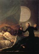 Francisco Goya St Francis Borja at the Deathbed of an Impenitent oil on canvas